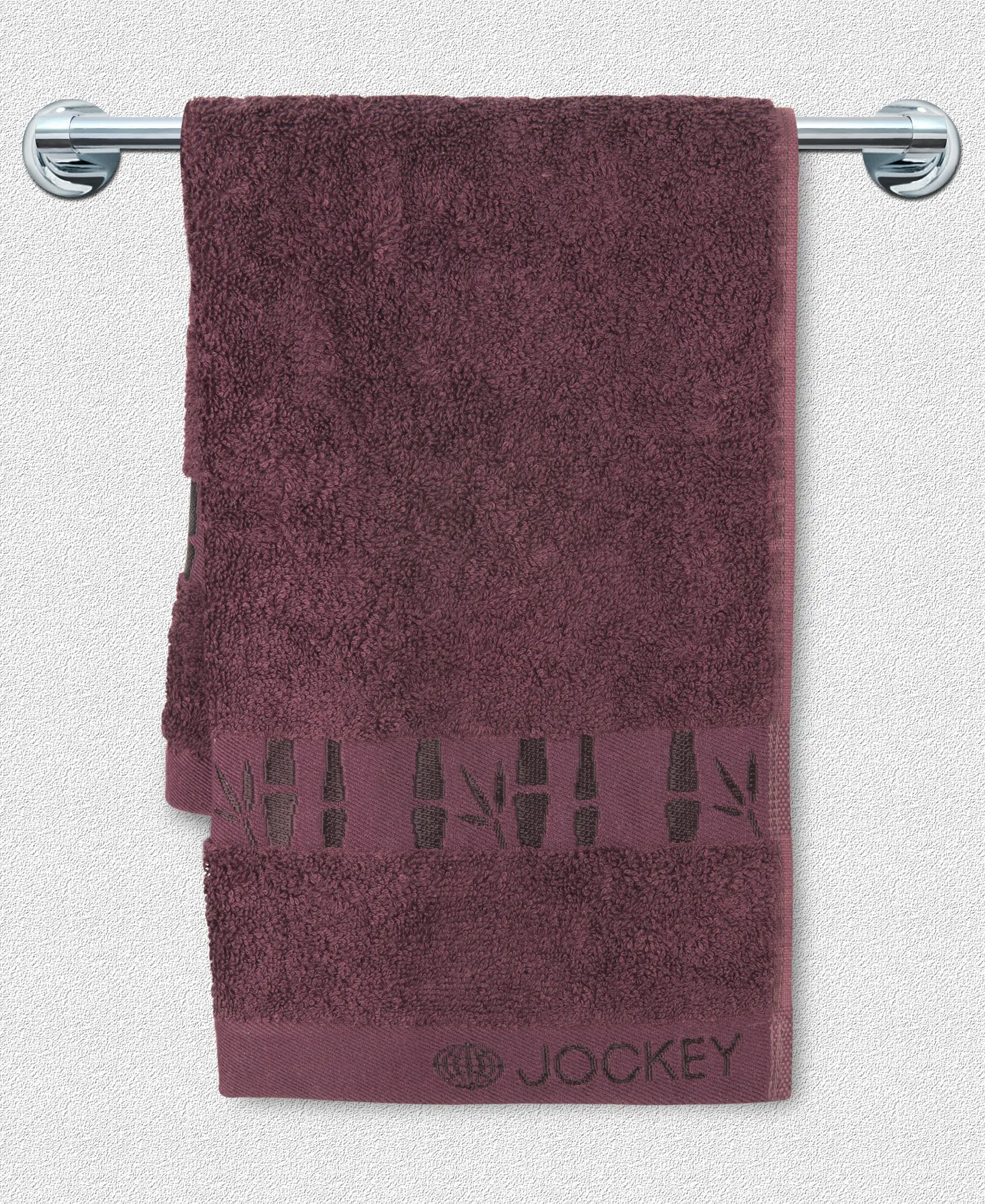 Bamboo Cotton Blend Terry Ultrasoft and Durable Hand Towel with Natural StayFresh Properties - Wine Tasting (Pack of 2) - Image 4