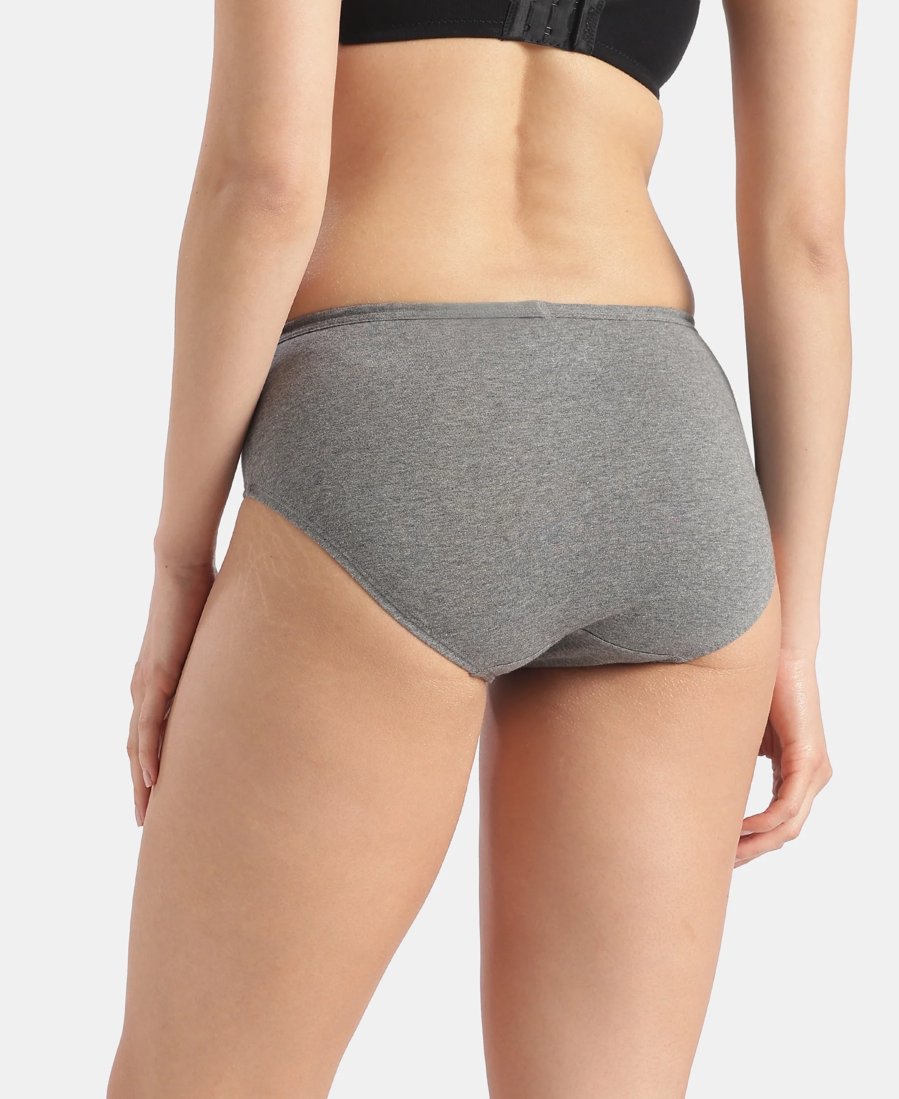 High Coverage Super Combed Cotton Hipster With Concealed Waistband and StayFresh Treatment - Dark Assorted (Pack of 5) - Image 10