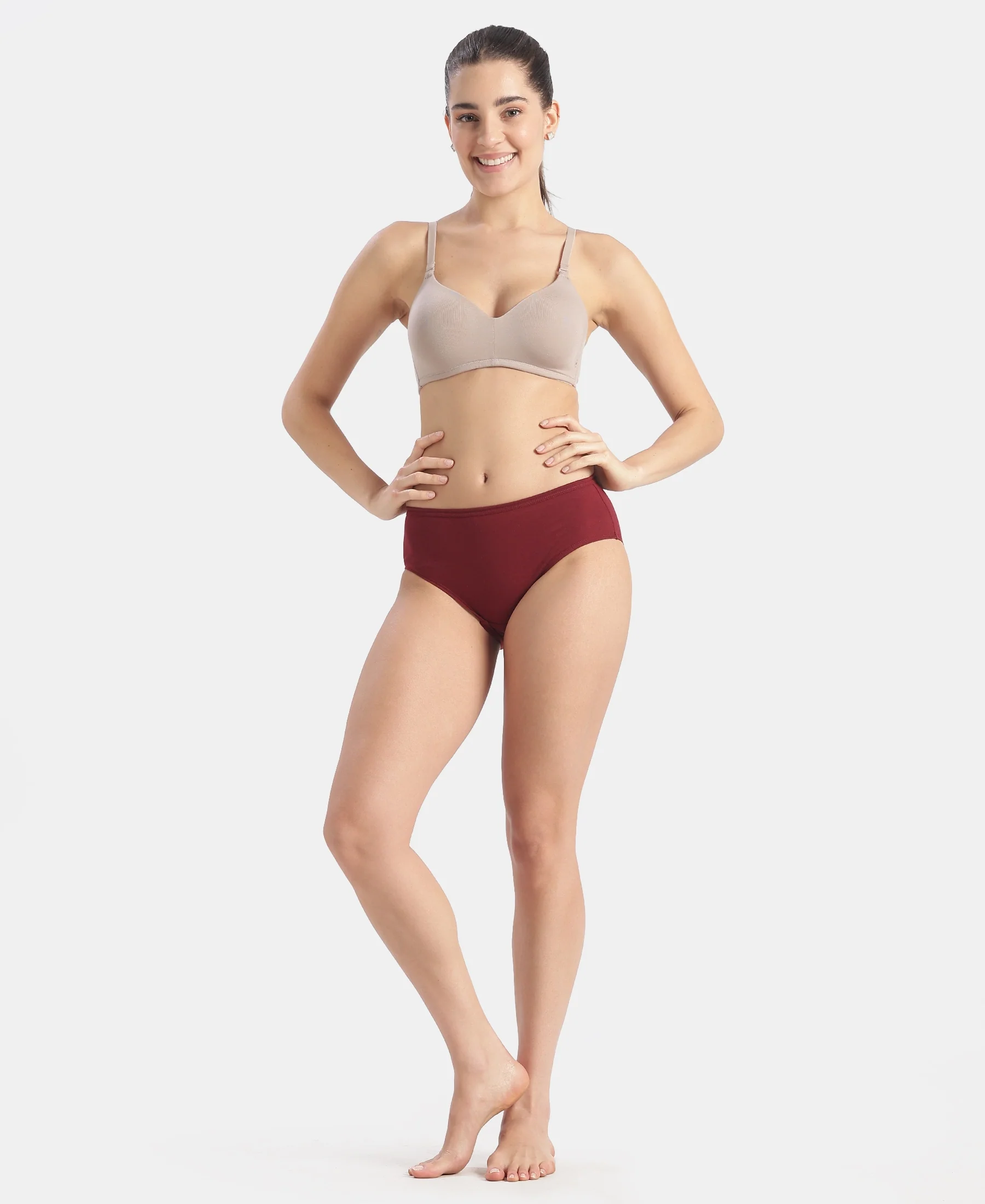 High Coverage Super Combed Cotton Hipster With Concealed Waistband and StayFresh Treatment - Dark Assorted (Pack of 5) - Image 13