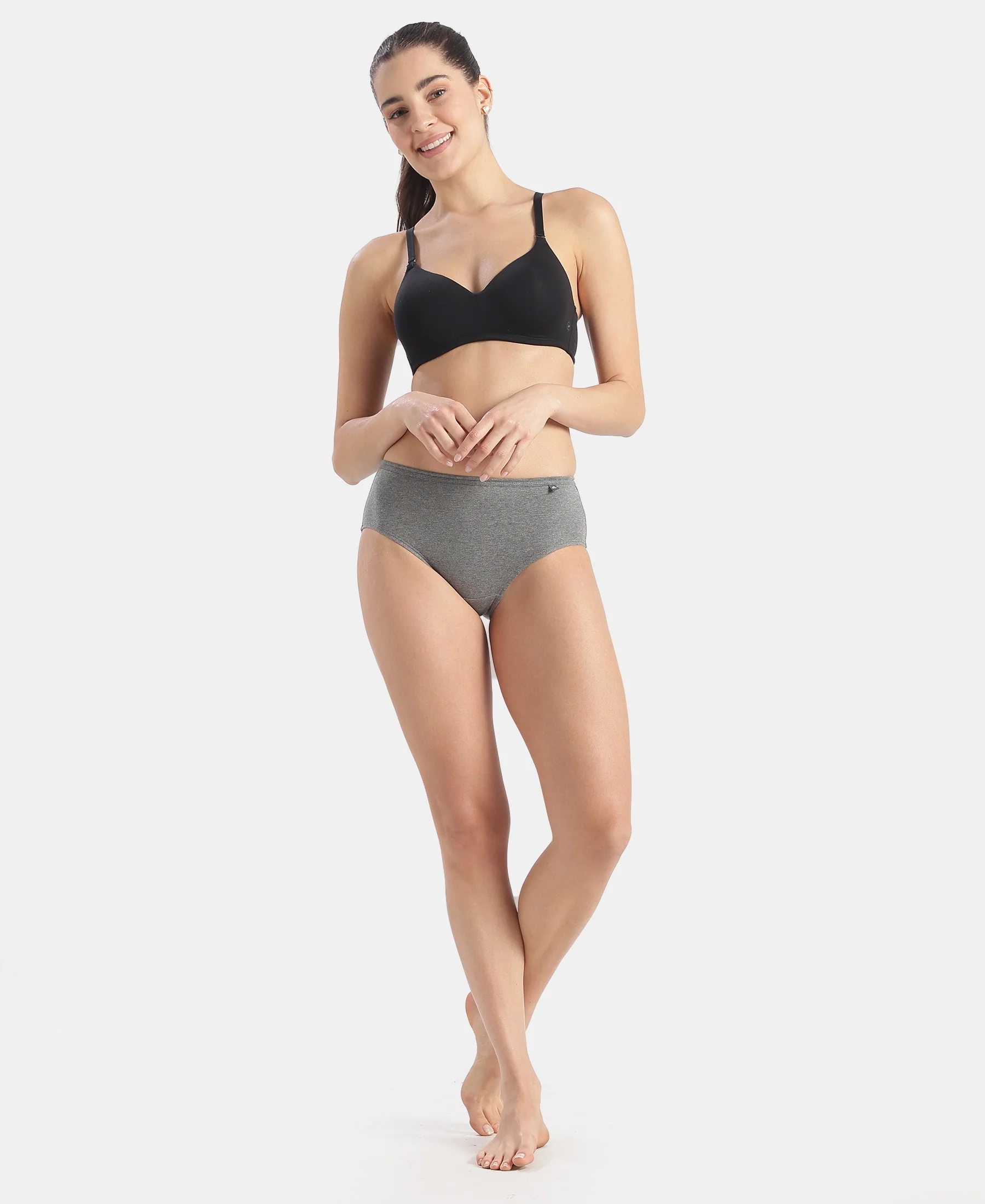 High Coverage Super Combed Cotton Hipster With Concealed Waistband and StayFresh Treatment - Dark Assorted (Pack of 5) - Image 15