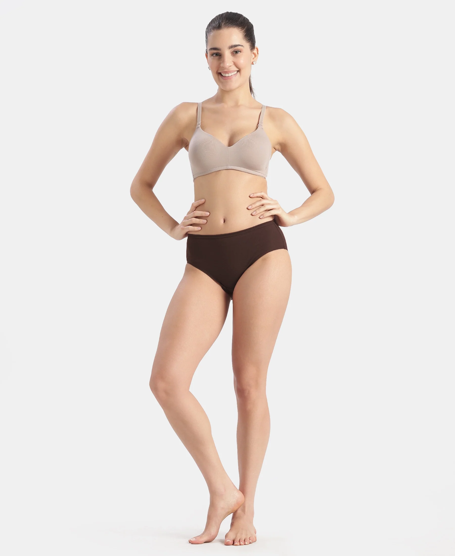 High Coverage Super Combed Cotton Hipster With Concealed Waistband and StayFresh Treatment - Dark Assorted (Pack of 5) - Image 17