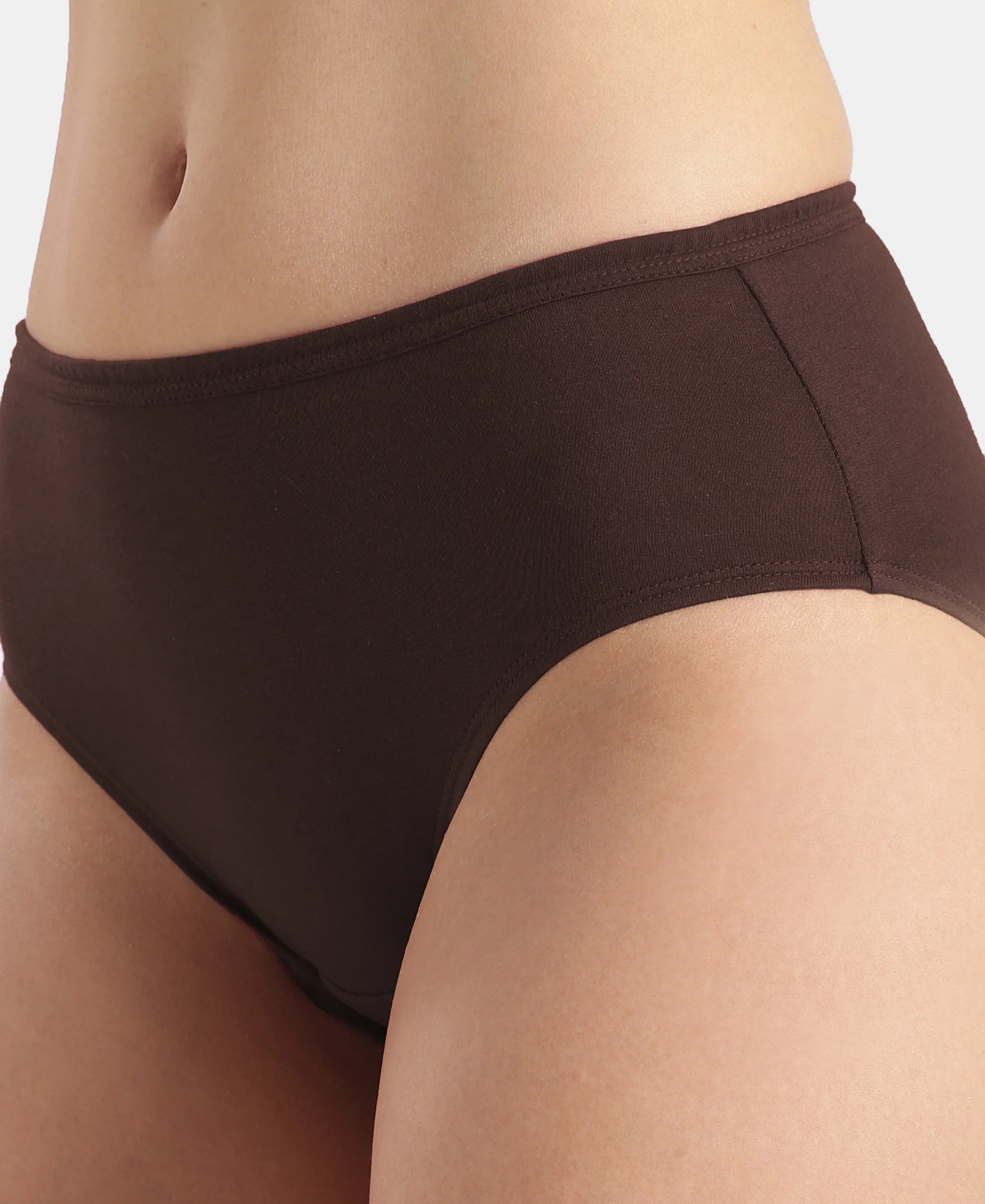 High Coverage Super Combed Cotton Hipster With Concealed Waistband and StayFresh Treatment - Dark Assorted (Pack of 5) - Image 22