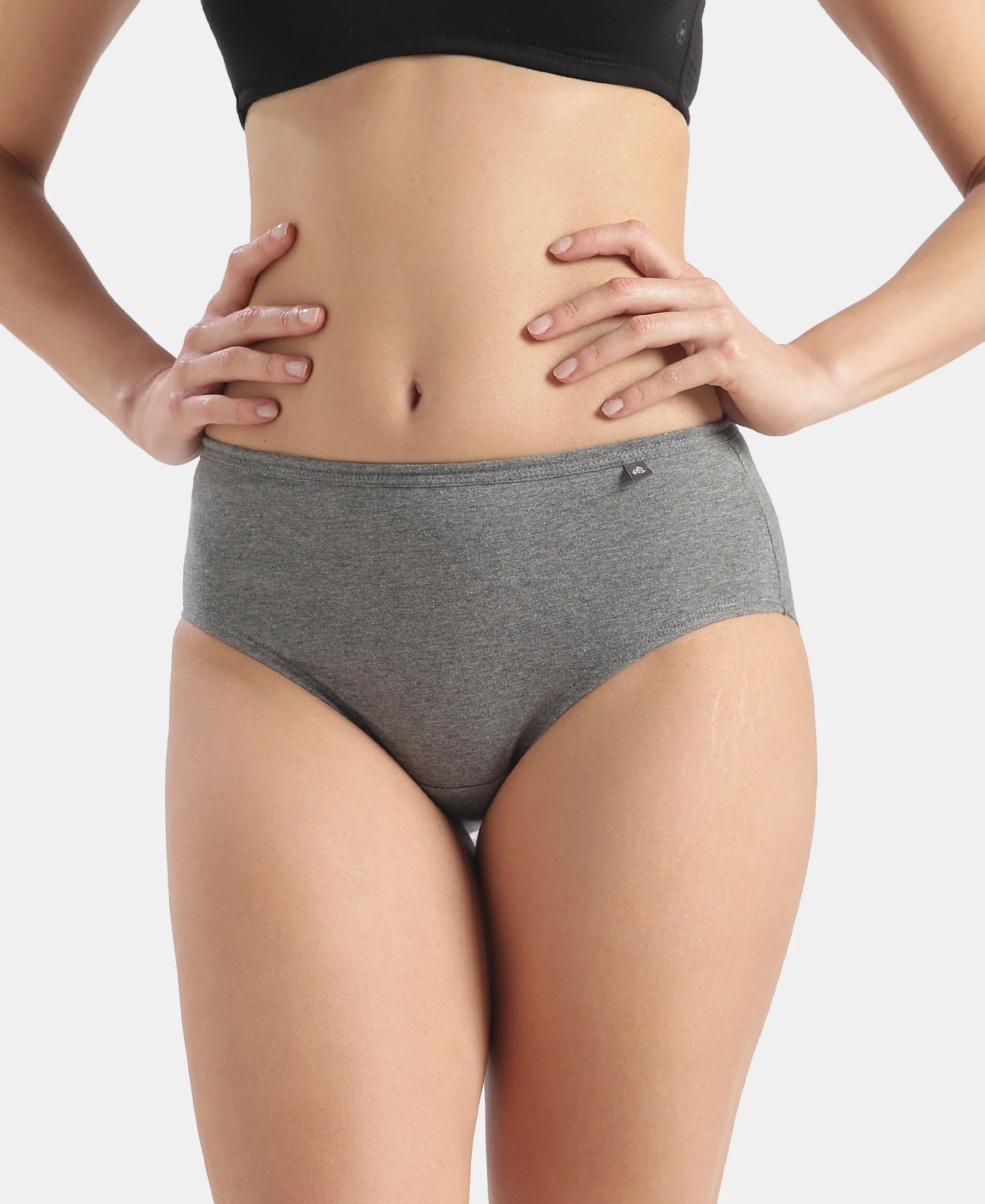 High Coverage Super Combed Cotton Hipster With Concealed Waistband and StayFresh Treatment - Dark Assorted (Pack of 5) - Image 4