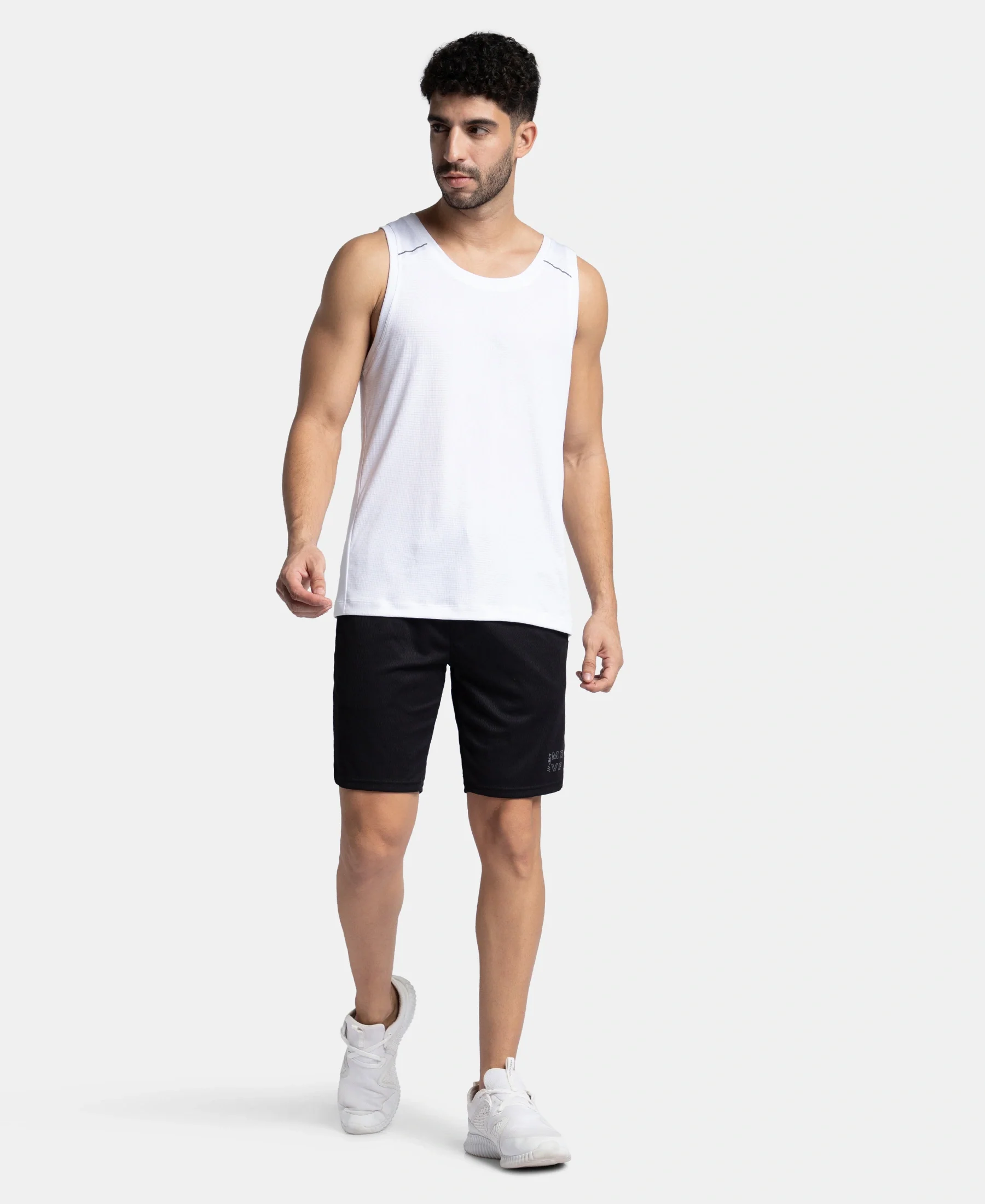 Lightweight and Breathable Microfiber Shorts with StayFresh Treatment - Black - Image 4