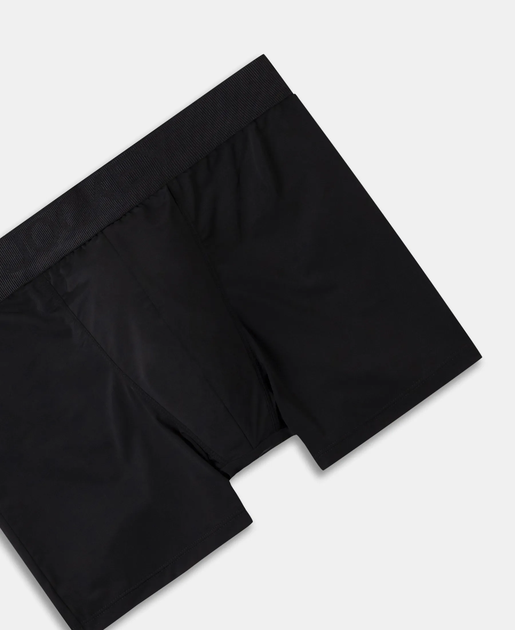 Soft Touch Recycled Microfiber Elastane Stretch Trunk with Ultrasoft Waistband - Black - Image 8