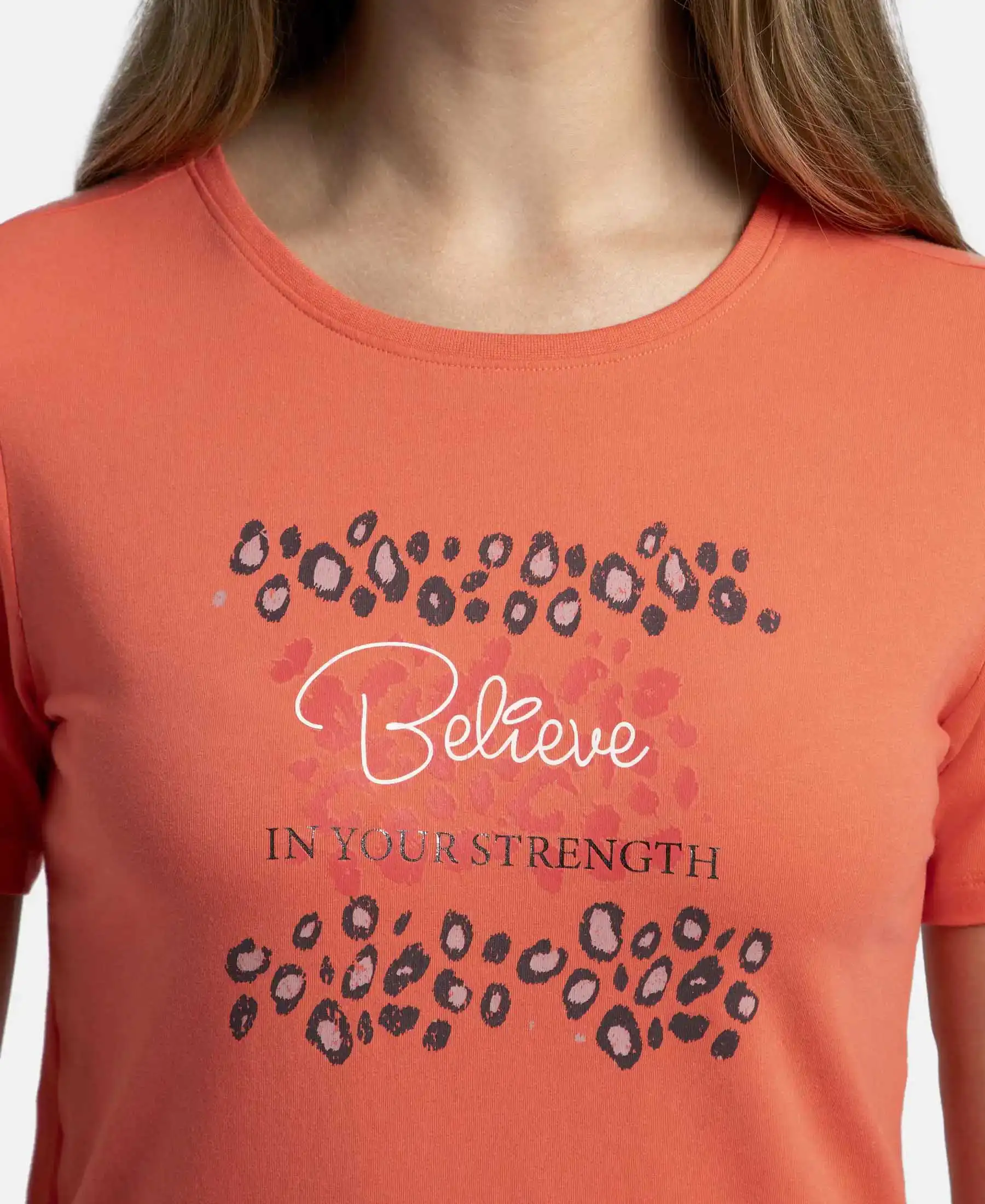 Super Combed Cotton Elastane Stretch Regular Fit Graphic Printed Round Neck Half Sleeve T-Shirt  - Dubarry print050 - Image 7