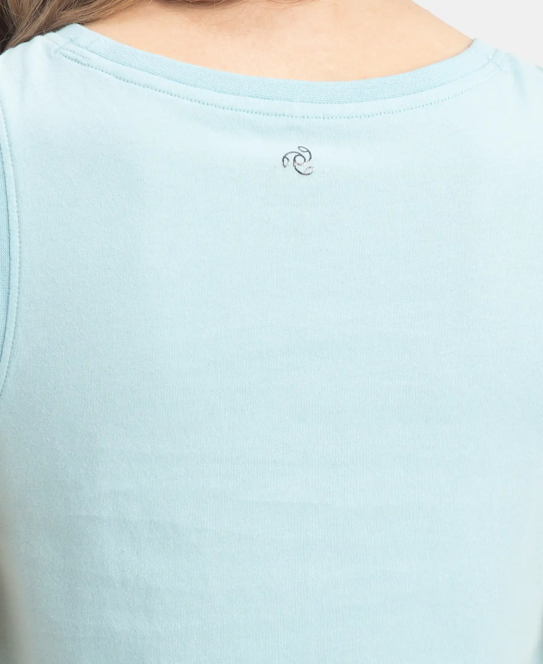 Super Combed Cotton Relaxed Fit Printed Racerback Styled Tank Top - Sea Angel - Image 8