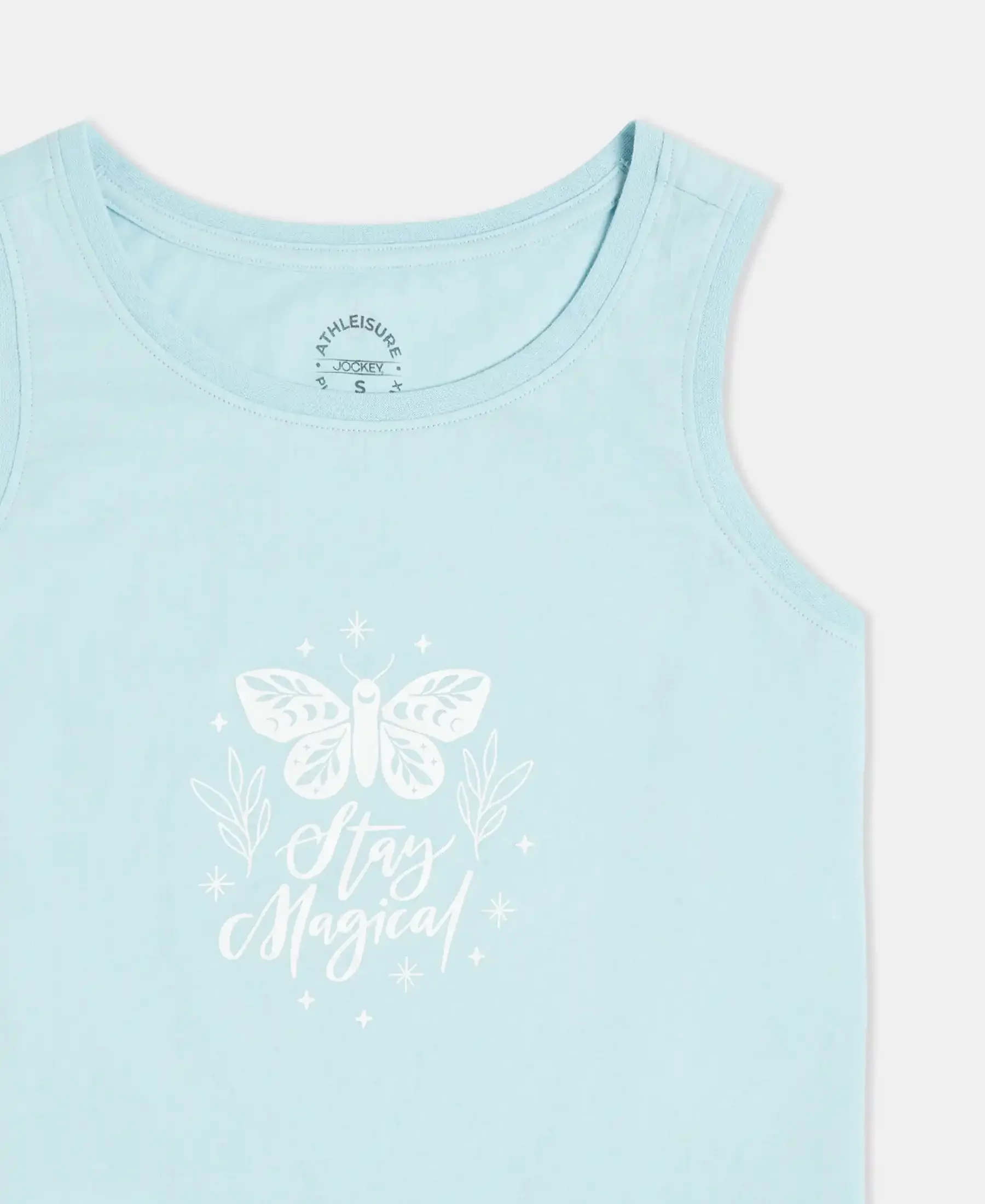 Super Combed Cotton Relaxed Fit Printed Racerback Styled Tank Top - Sea Angel - Image 9