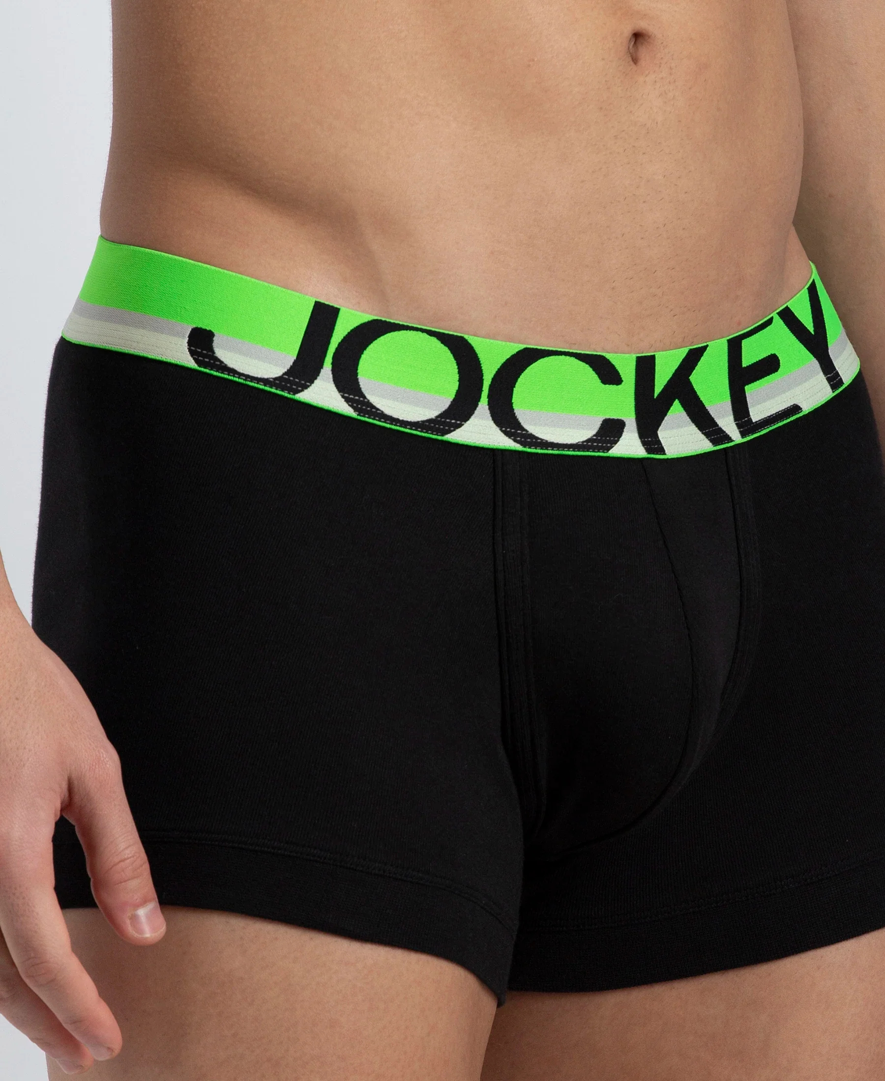 Super Combed Cotton Rib Solid Trunk with Ultrasoft Waistband - New Black (Pack of 2) - Image 13