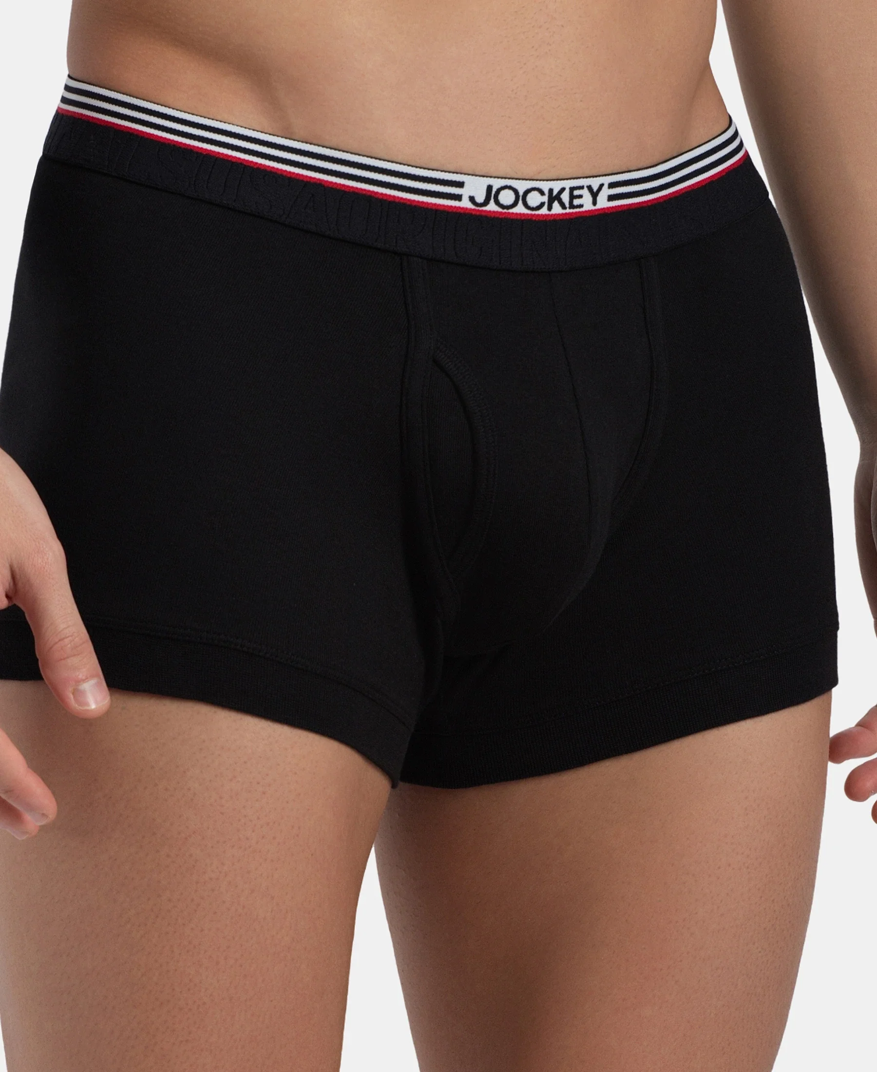 Super Combed Cotton Rib Trunk with Ultrasoft Waistband - New Black - Image 7