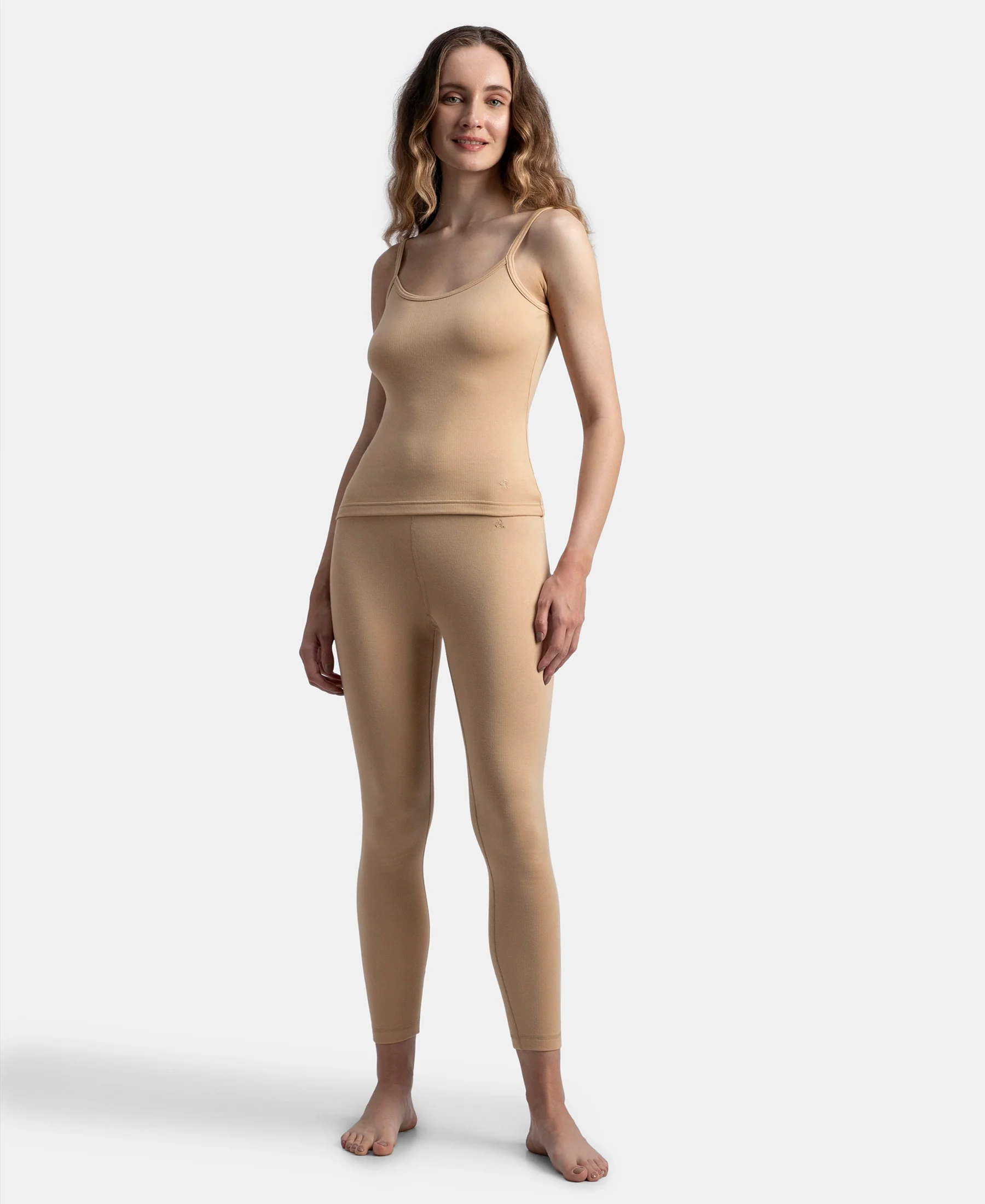 Super Warm Super Combed Cotton Rich Brushed Thermal Camisole with StayWarm Technology - Skin - Image 4