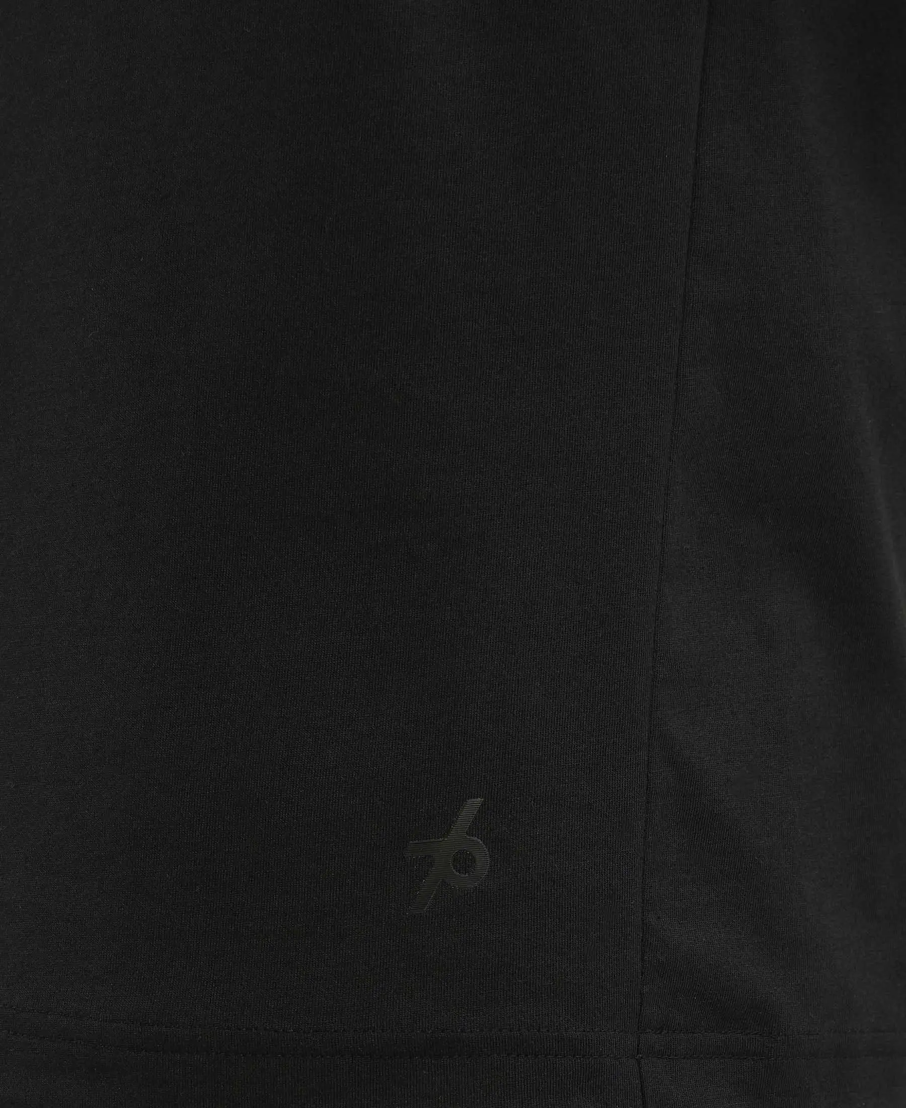 Super Combed Cotton Rich Solid V Neck Half Sleeve T-Shirt  - Black - Image 7