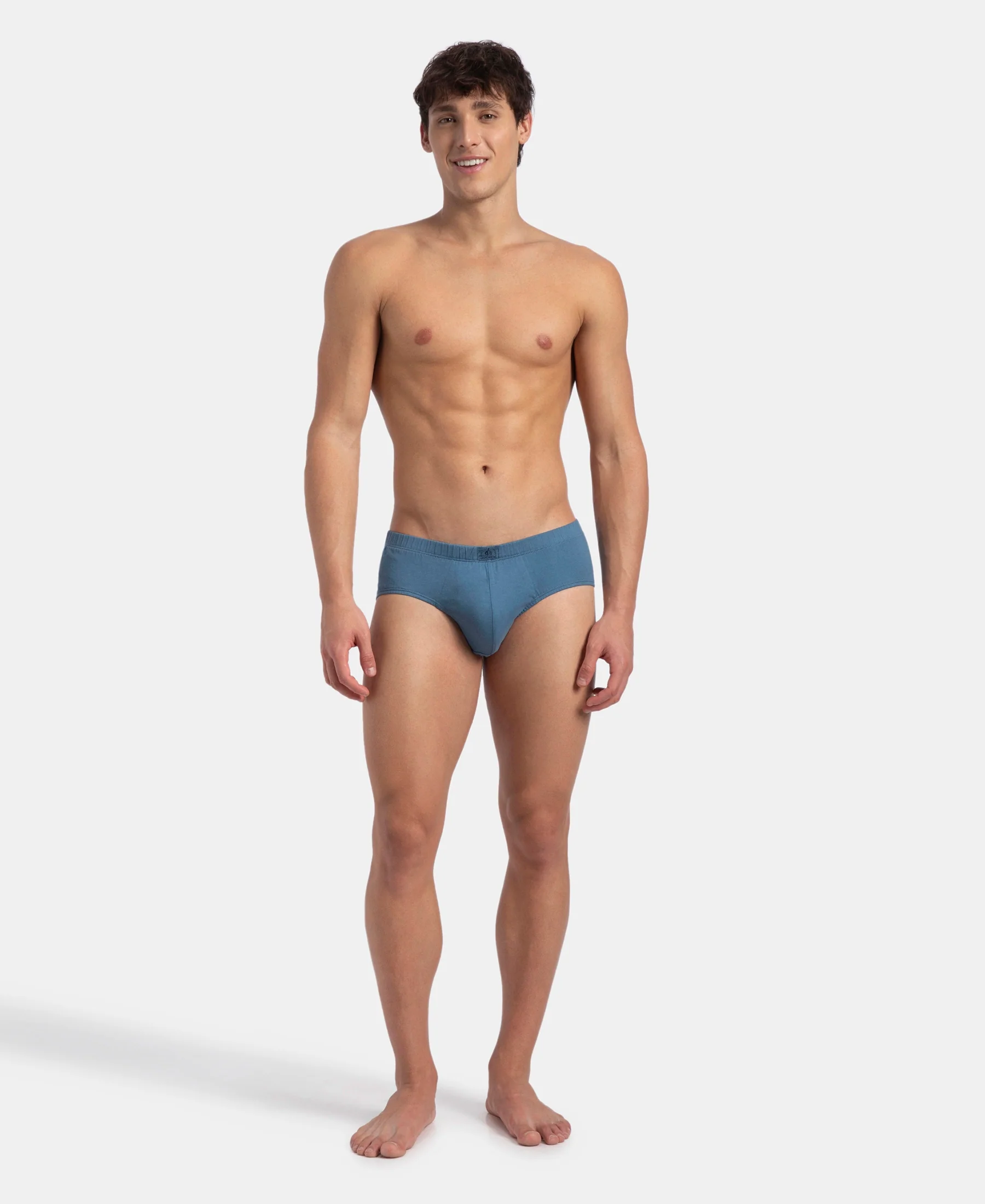 Super Combed Cotton Solid Brief with Ultrasoft Concealed Waistband - Stellar - Image 4