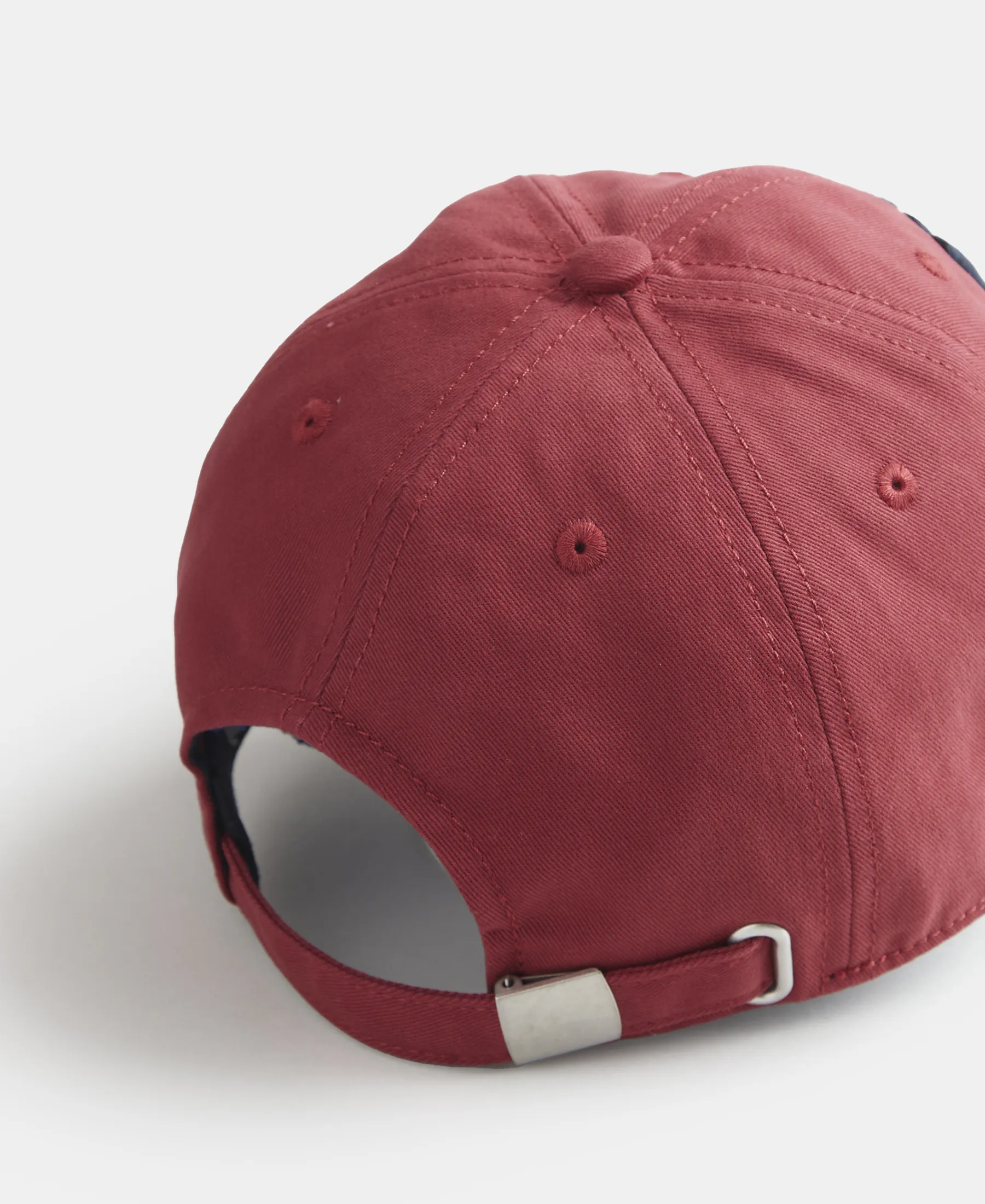 Super Combed Cotton Solid Cap with Adjustable Back Closure - Maroon - Image 3