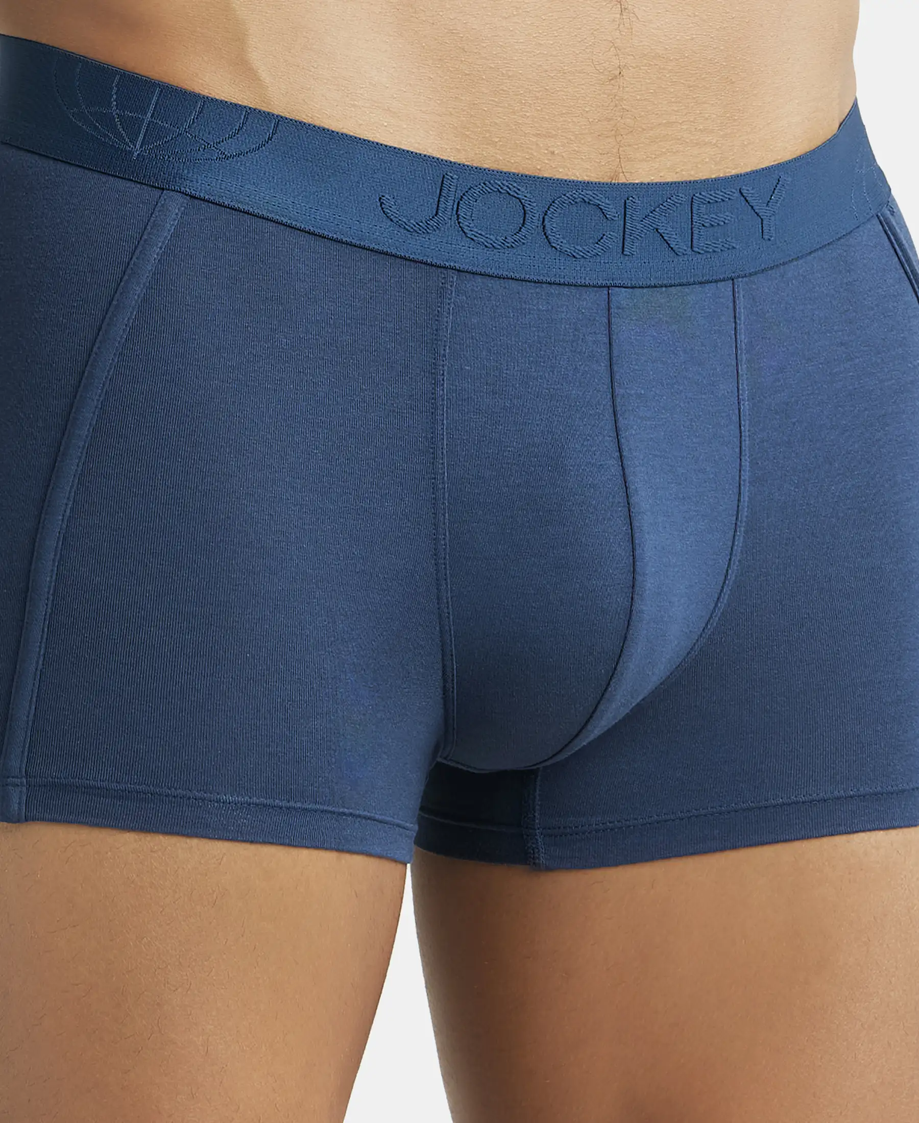 Tencel Micro Modal Cotton Elastane Stretch Solid Trunk with Natural StayFresh Properties - Petrol - Image 6