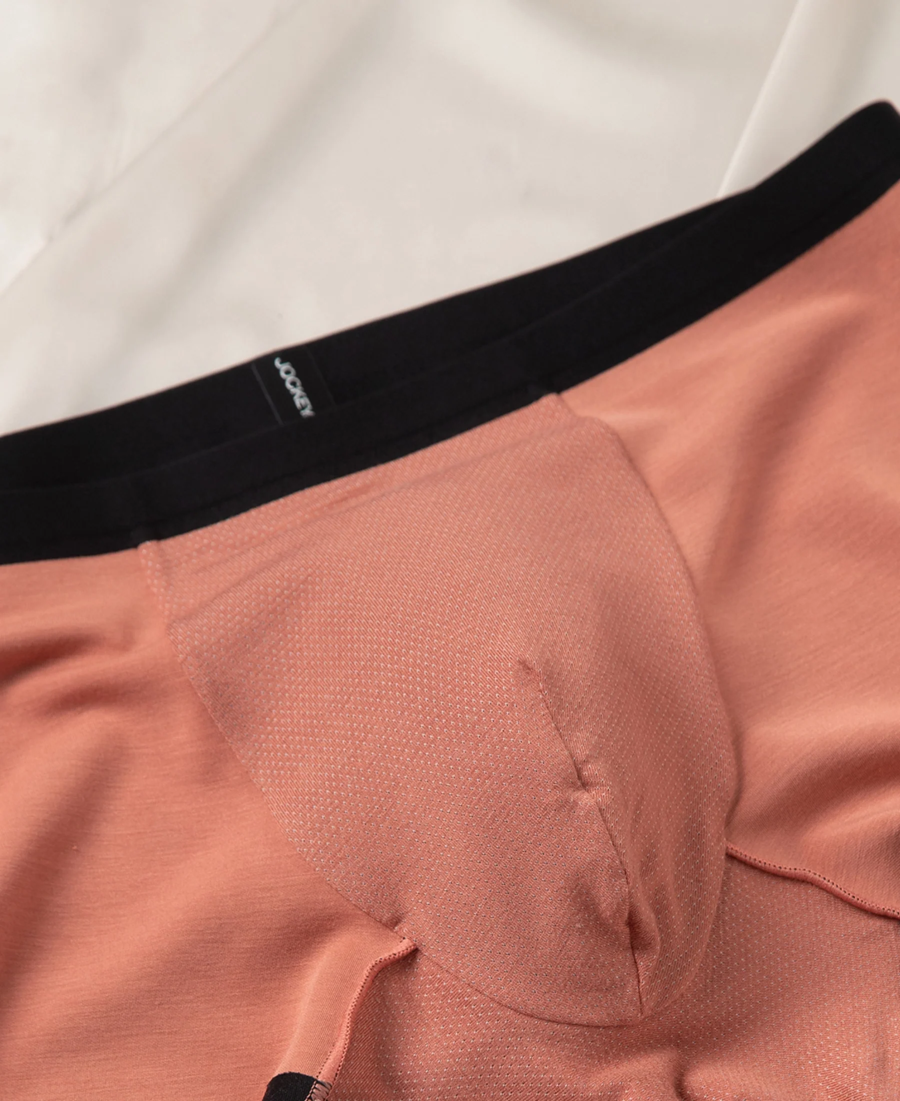 Texcelight Microfiber Elastane Stretch Seamfree Bonded Tech Solid Trunk with Internal Breathable Mesh - Black - Image 7